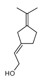 2-(3-propan-2-ylidenecyclopentylidene)ethanol结构式