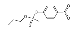 Methylphosphonothioic acid O-(4-nitrophenyl)O-propyl ester picture