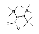 (Me3Si)2N-N(SiMe3)-PCl2 Structure