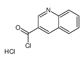 quinoline-3-carbonyl chloride,hydrochloride结构式