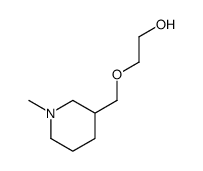 2-(1-Methyl-piperidin-3-ylmethoxy)-ethanol structure