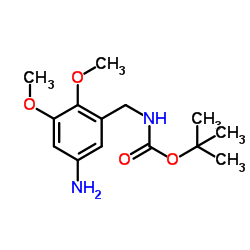 tert-Butyl (5-amino-2,3-dimethoxybenzyl)carbamate Structure