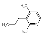 Pyridine, 2,4-dimethyl-3-propyl- (9CI) Structure