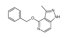 1H-Pyrazolo[4,3-c]pyridine, 3-Methyl-4-(phenylmethoxy)- Structure