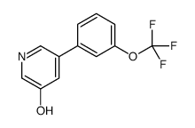 5-[3-(trifluoromethoxy)phenyl]pyridin-3-ol结构式