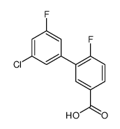 3-(3-chloro-5-fluorophenyl)-4-fluorobenzoic acid结构式