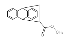 methyl 9,10-dihydro-9,10-ethanoanthracene-11-carboxylate结构式