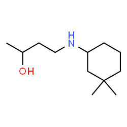 4-((3,3-二甲基环己基)氨基)丁-2-醇结构式