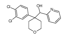 [4-(3,4-dichlorophenyl)oxan-4-yl]-pyridin-2-ylmethanol Structure