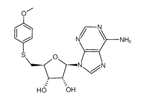 5'-S-(4-methoxyphenyl)-5'-thioadenosine Structure