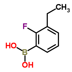 (3-Ethyl-2-fluorophenyl)boronic acid结构式