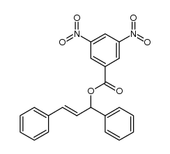 (E)-1,3-diphenylallyl 3,5-dinitrobenzoate Structure