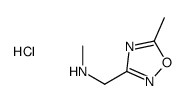 N-Methyl-1-(5-Methyl-1,2,4-Oxadiazol-3-Yl)Methanamine Hydrochloride图片