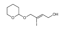 3-iodo-4-(oxan-2-yloxy)but-2-en-1-ol结构式