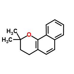 2,2-Dimethyl-3,4-dihydro-2H-benzo[h]chromene Structure