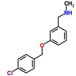 1-{3-[(4-Chlorobenzyl)oxy]phenyl}-N-methylmethanamine结构式