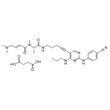 FLT3-IN-1 Succinate Structure