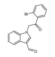 1-(2-(2-bromophenyl)-2-oxoethyl)-1H-indole-3-carboxaldehyde Structure