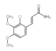 3-(2-CHLORO-3,4-DIMETHOXYPHENYL)ACRYLAMIDE structure