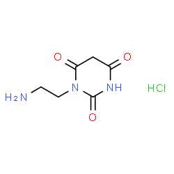 1-(2-氨基乙基)-1,3-二氮杂环庚烷-2,4,6-三酮盐酸盐结构式