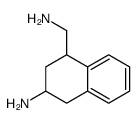 4-(aminomethyl)-1,2,3,4-tetrahydronaphthalen-2-amine结构式