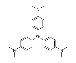 tris(4-N,N-dimethylaminophenyl)antimony Structure