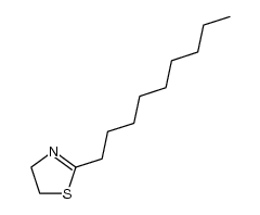 2-nonyl-4,5-dihydro-thiazole结构式