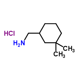 (3,3-dimethylcyclohexyl)methanamine hydrochloride结构式