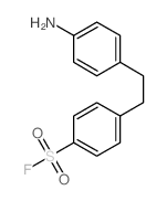 4-[2-(4-aminophenyl)ethyl]benzenesulfonyl fluoride结构式