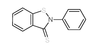 1,2-Benzisothiazole-3(2H)-thione,2-phenyl- Structure