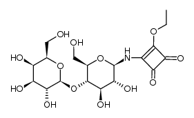 lactose-squaric acid conjugate结构式