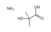 ammonium 2-hydroxyisobutyrate Structure