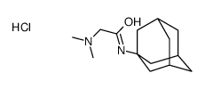 N-(1-adamantyl)-2-(dimethylamino)acetamide,hydrochloride Structure