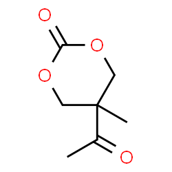 1,3-Dioxan-2-one, 5-acetyl-5-methyl- (9CI)结构式