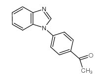 1-[4-(1H-BENZIMIDAZOL-1-YL)PHENYL]ETHANONE structure