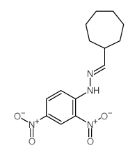 Cycloheptanecarboxaldehyde,2-(2,4-dinitrophenyl)hydrazone picture