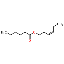 (3Z)-3-Hexen-1-yl hexanoate Structure