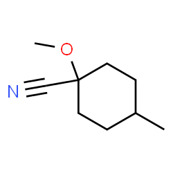 Cyclohexanecarbonitrile, 1-methoxy-4-methyl- (9CI) structure