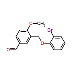 3-(2-BROMO-PHENOXYMETHYL)-4-METHOXY-BENZALDEHYDE picture