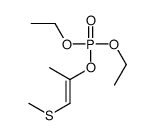 Phosphoric acid diethyl 1-methyl-2-(methylthio)ethenyl ester结构式