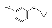 Phenol, 3-(cyclopropyloxy)- (9CI)结构式