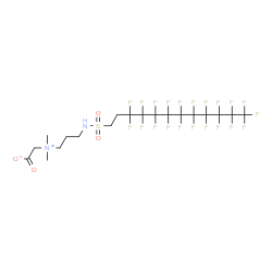 1-Propanaminium, N-(carboxymethyl)-3-(3,3,4,4,5,5,6,6,7,7,8,8,9,9,10,10,11,11,12,12,12-heneicosafluorododecyl)sulfonylamino-N,N-dimethyl-, inner salt Structure