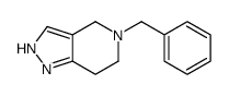 5-Benzyl-4,5,6,7-tetrahydro-1H-pyrazolo[4,3-c]pyridine结构式