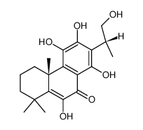 (15R)-6,11,12,14,16-Pentahydroxyabieta-5,8,11,13-tetren-7-one Structure