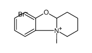 10-methyl-2,3,4,4a-tetrahydro-1H-pyrido[2,1-b][1,3]benzoxazol-10-ium,bromide Structure