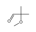 2-methoxy-2-methylpropanal Structure