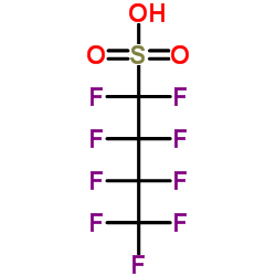 Nonafluoro-1-butanesulfonic Acid Structure