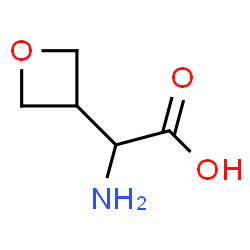 (2S)-2-氨基-2-(氧杂环丁-3-基)乙酸结构式