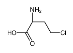 (2S)-2-amino-4-chlorobutanoic acid Structure
