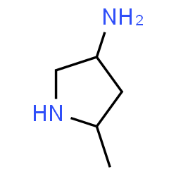 3-Pyrrolidinamine,5-methyl-(9CI) structure